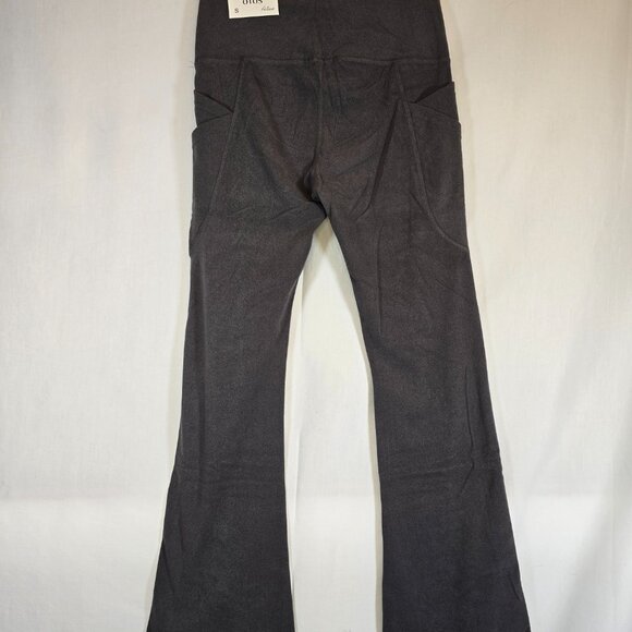 Gray Buttery Soft Flared pants with side pockets - Picture 3 of 4